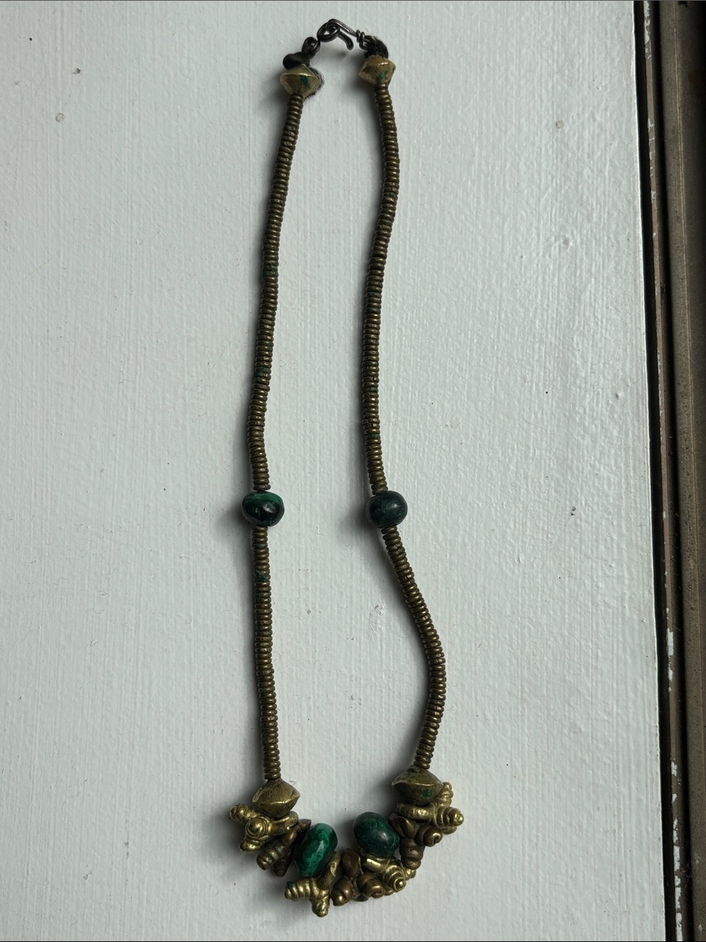 Brass Beaded Necklace